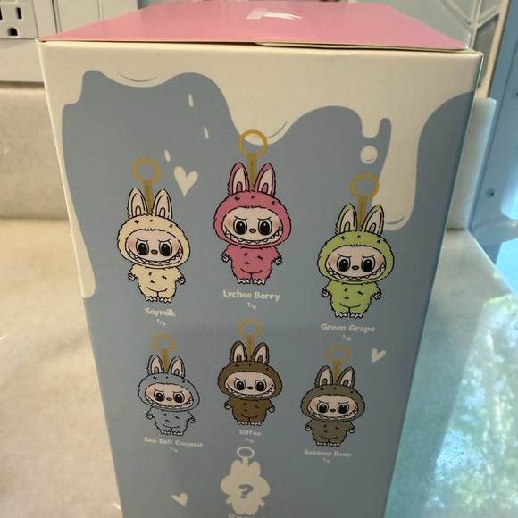 Authentic Pop Mart Exciting Macaron Labubu Plush Pendant | Lychee Berry - Picture 7 of 10